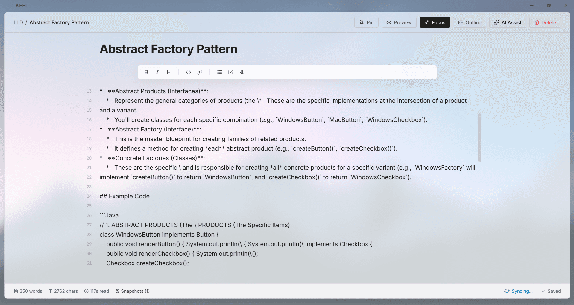 Rich Markdown Editor